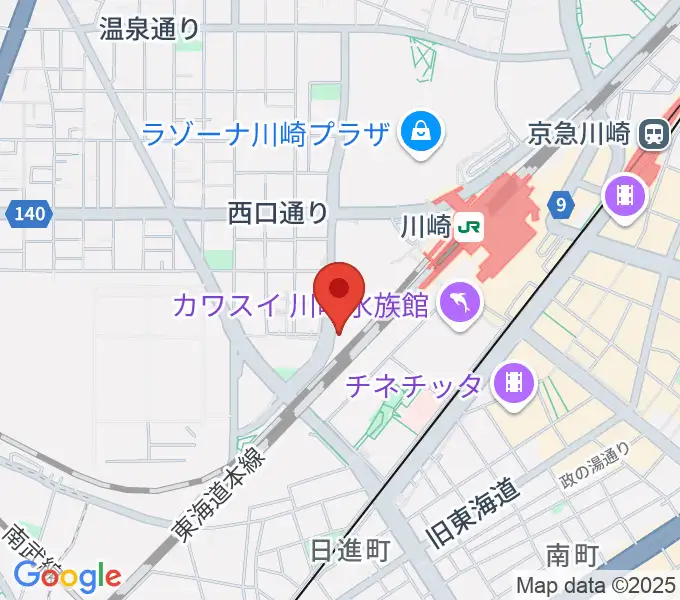 SUPERNOVA KAWASAKIの地図