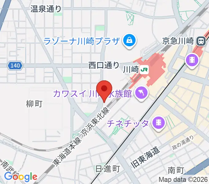 SUPERNOVA KAWASAKIの地図