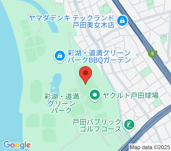 ヤクルト戸田グラウンドの地図