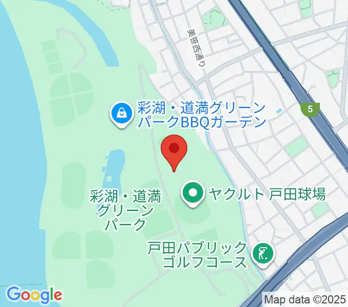 ヤクルト戸田グラウンドの地図