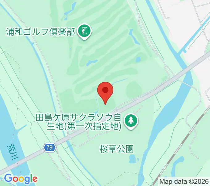 Gas Oneグリーンパーク秋ヶ瀬野球場の地図