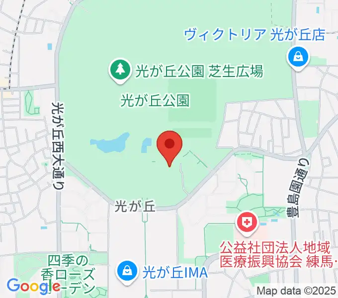 光が丘体育館の地図