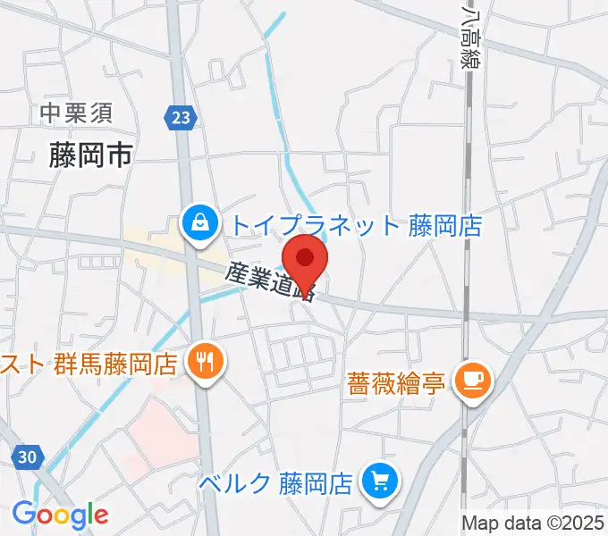 シロシバスタジオの地図