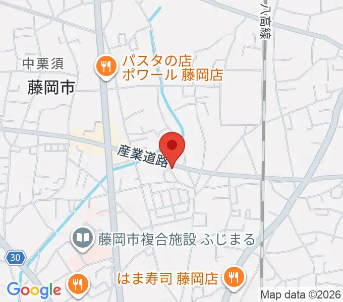 シロシバスタジオの地図