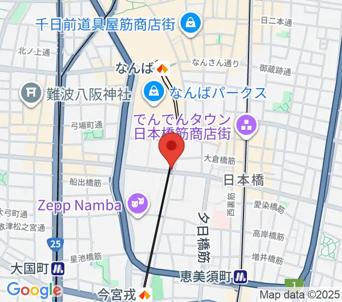 Yogibo META VALLEYの地図
