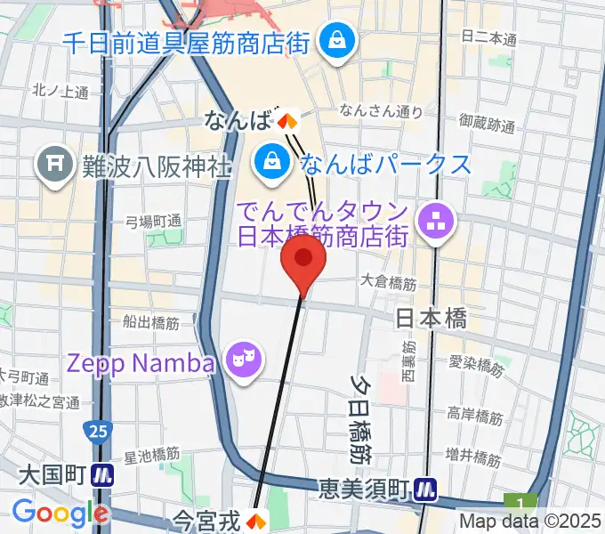 Yogibo META VALLEYの地図