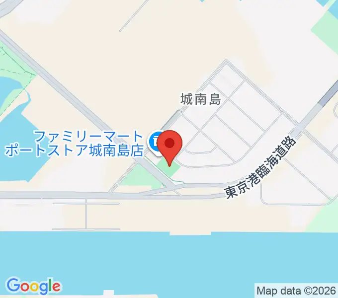 城南島ポートグランドの地図