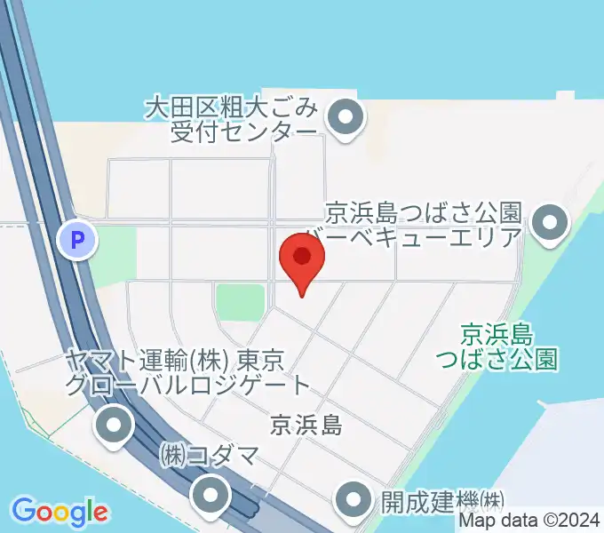 京浜島勤労者厚生会館の地図