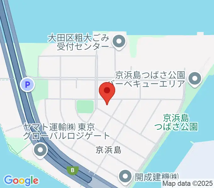 京浜島勤労者厚生会館の地図