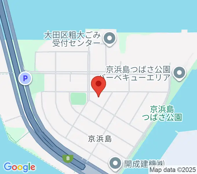 京浜島勤労者厚生会館の地図