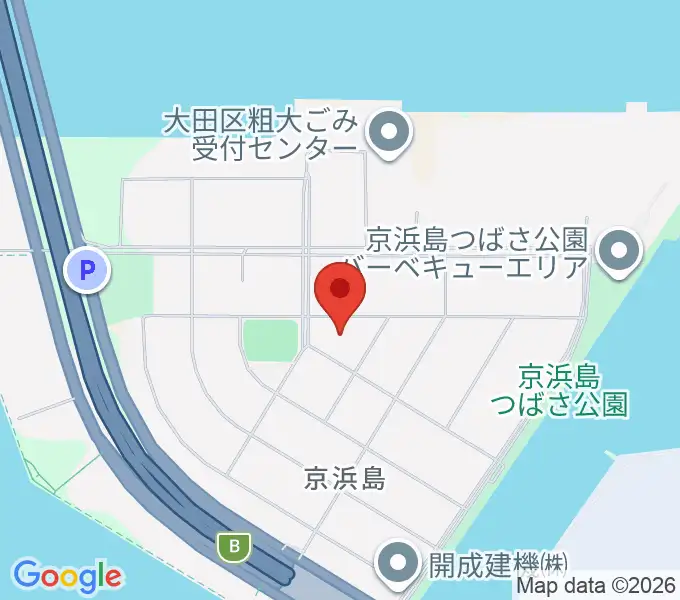 京浜島勤労者厚生会館の地図