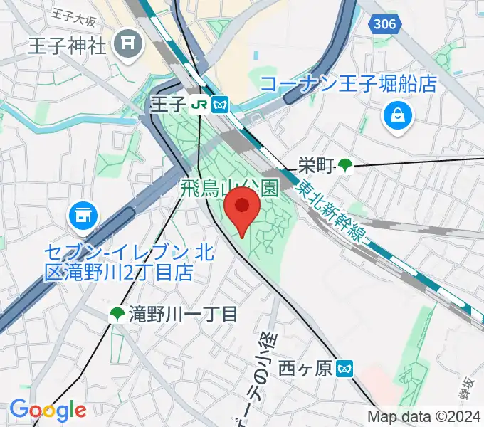 渋沢史料館の地図