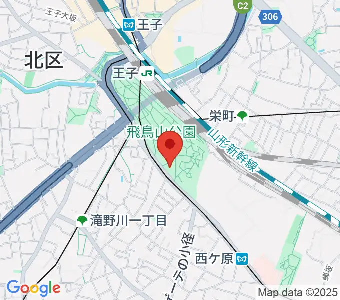 渋沢史料館の地図