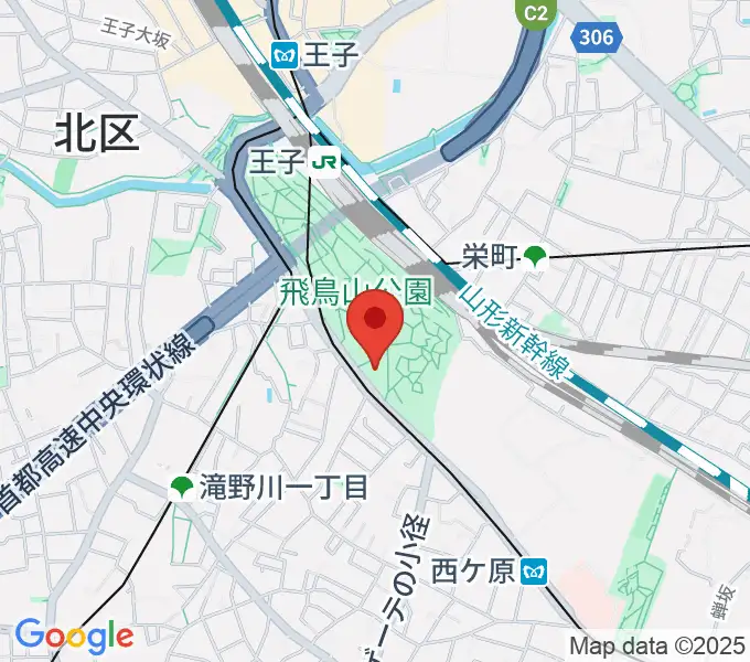 渋沢史料館の地図