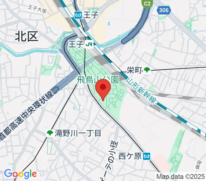 渋沢史料館の地図