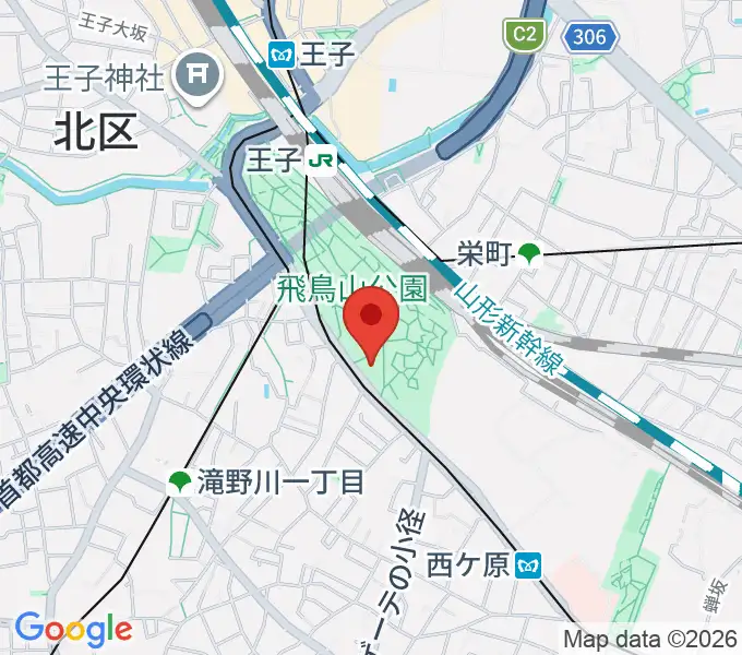 渋沢史料館の地図