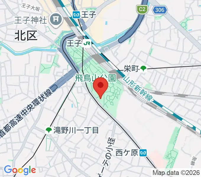 渋沢史料館の地図