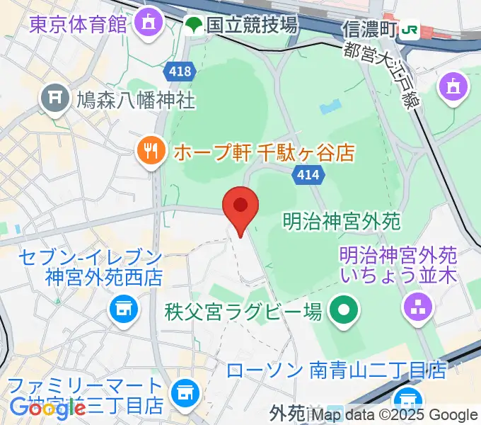 日本オリンピックミュージアムの地図