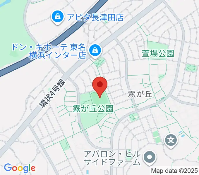 霧が丘公園グラウンドの地図