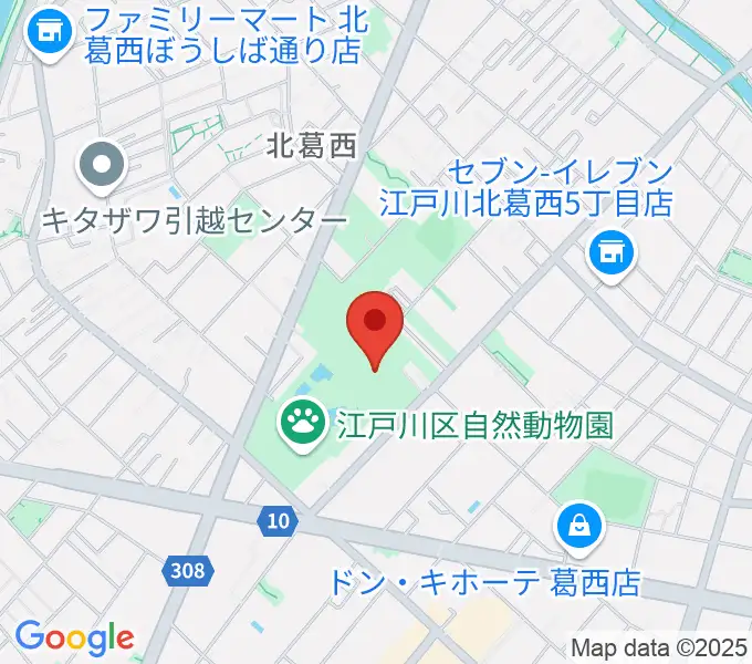 宇喜田公園スポーツ広場の地図