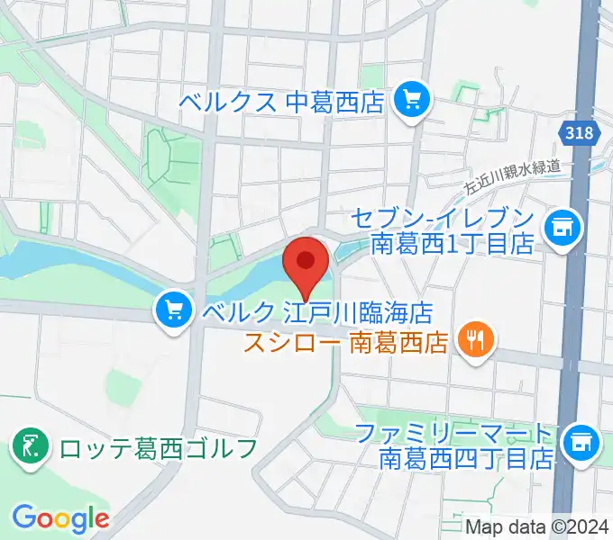 葛西ラグビースポーツパークの地図