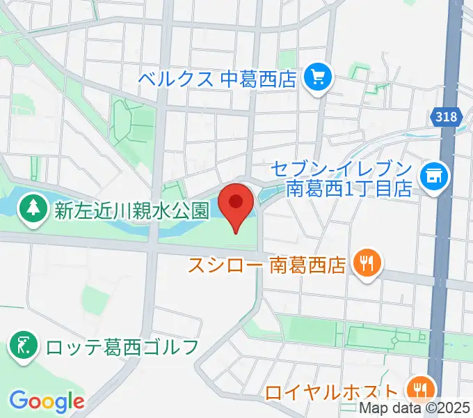 葛西ラグビースポーツパークの地図
