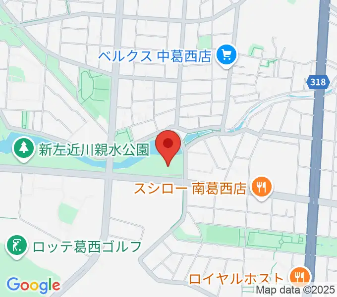 葛西ラグビースポーツパークの地図