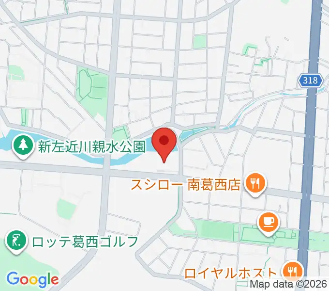 葛西ラグビースポーツパークの地図