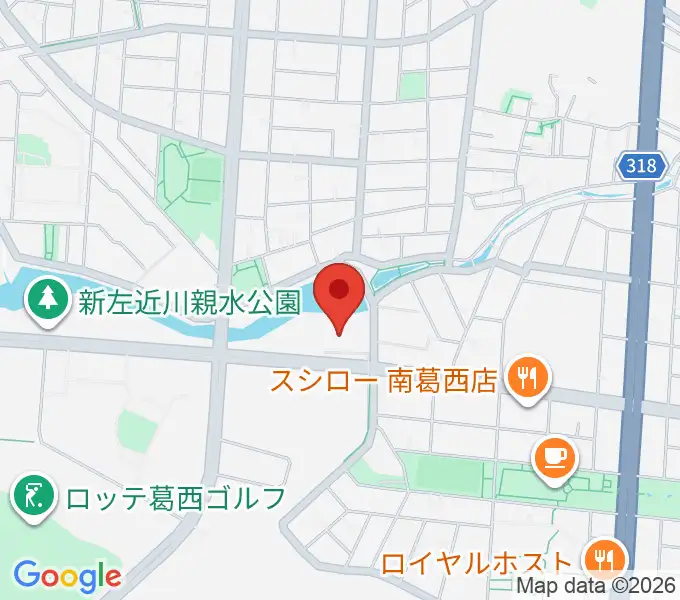 葛西ラグビースポーツパークの地図