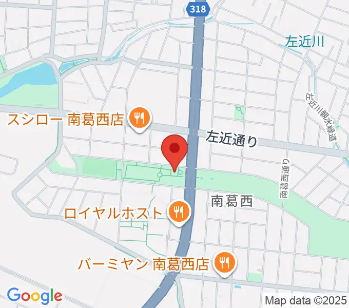 江戸川区総合レクリエーション公園相撲場の地図