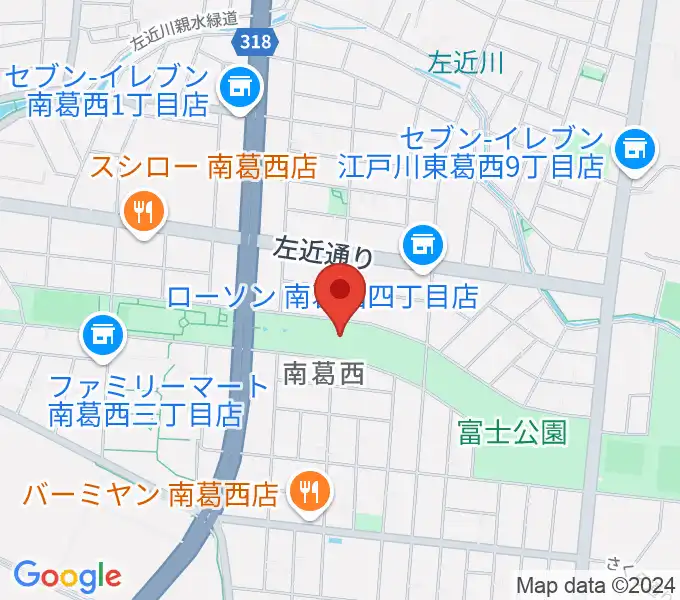 フラワーガーデンステージの地図