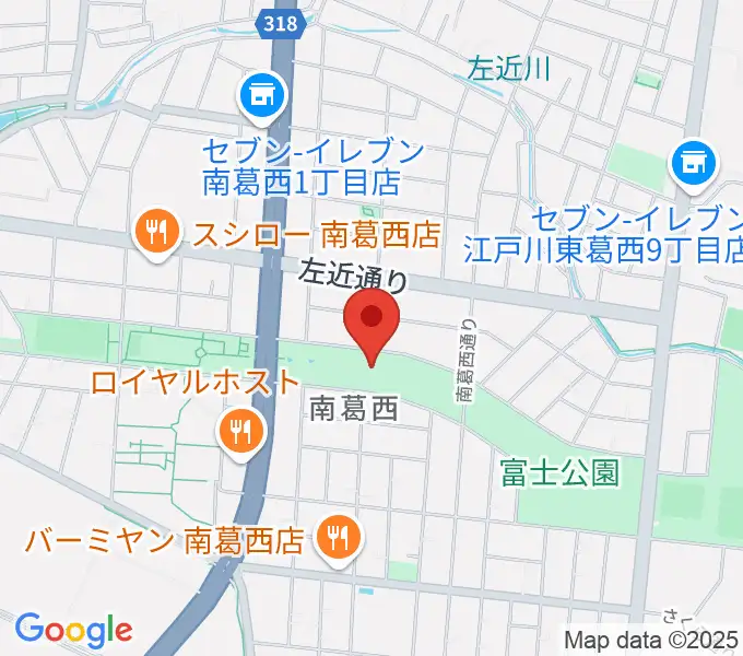 フラワーガーデンステージの地図