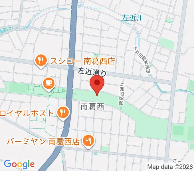 フラワーガーデンステージの地図