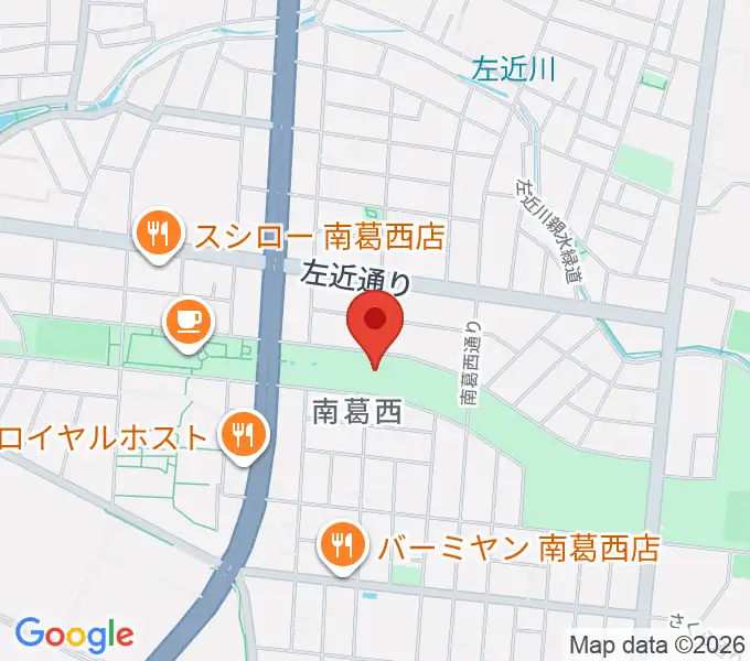 フラワーガーデンステージの地図