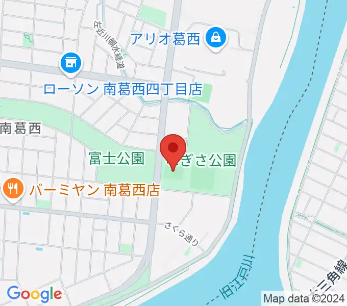 なぎさ公園スポーツ広場の地図