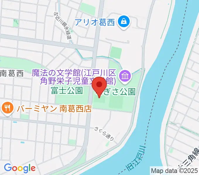 なぎさ公園スポーツ広場の地図