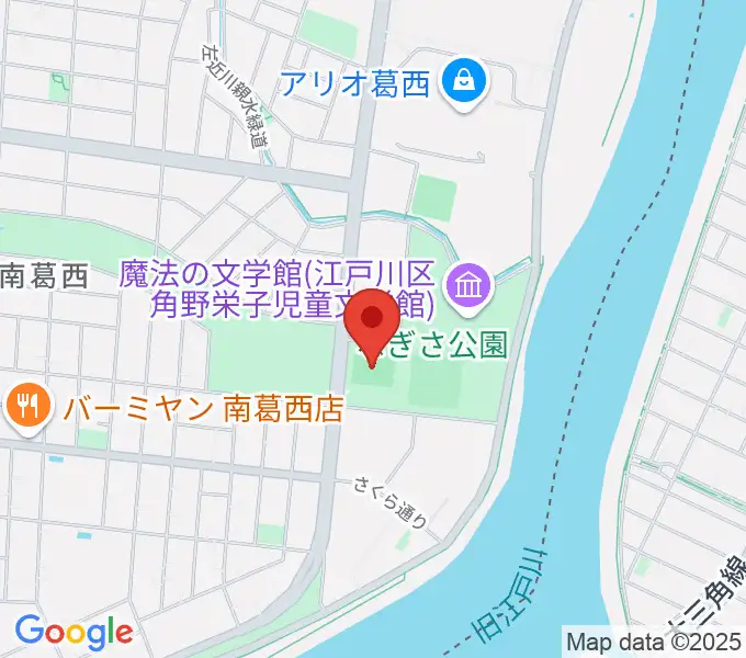なぎさ公園スポーツ広場の地図