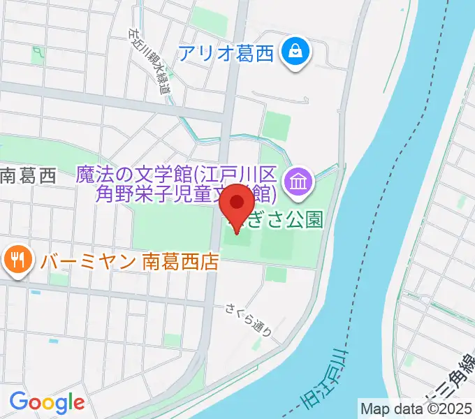 なぎさ公園スポーツ広場の地図