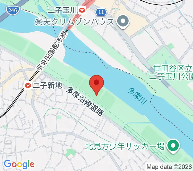 諏訪球場の地図