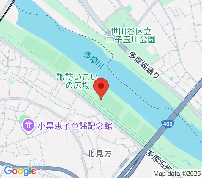 北見方野球場の地図