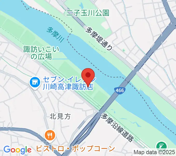 北見方少年サッカー場の地図