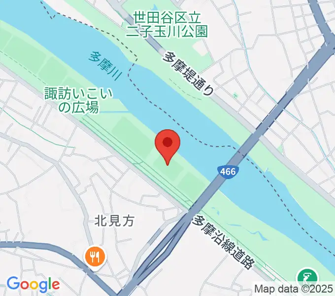 北見方少年サッカー場の地図