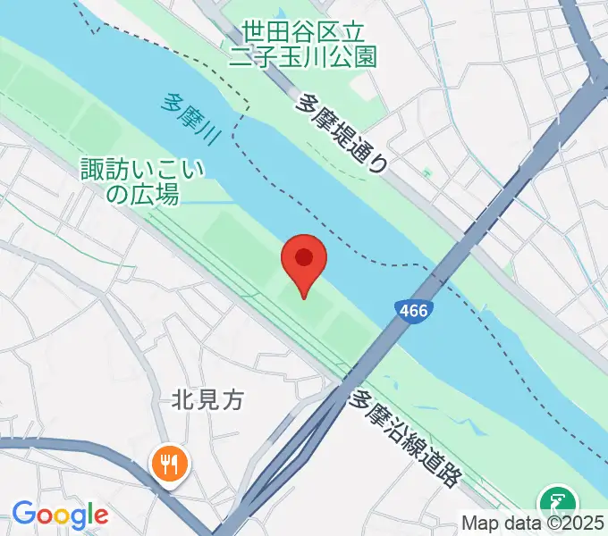 北見方少年サッカー場の地図