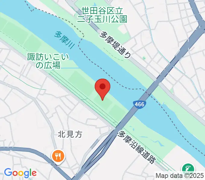 北見方少年サッカー場の地図