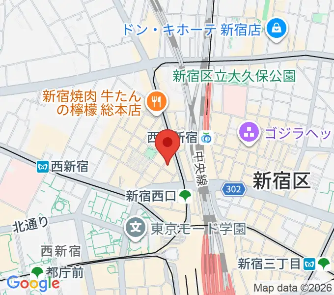 音楽スタジオMUSIC MANの地図