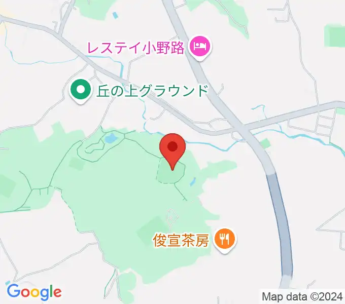 野津田球場の地図