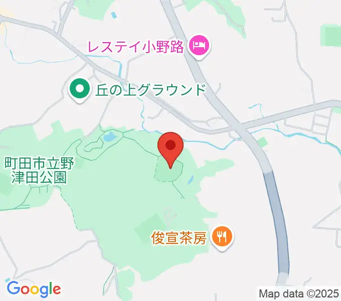 野津田球場の地図