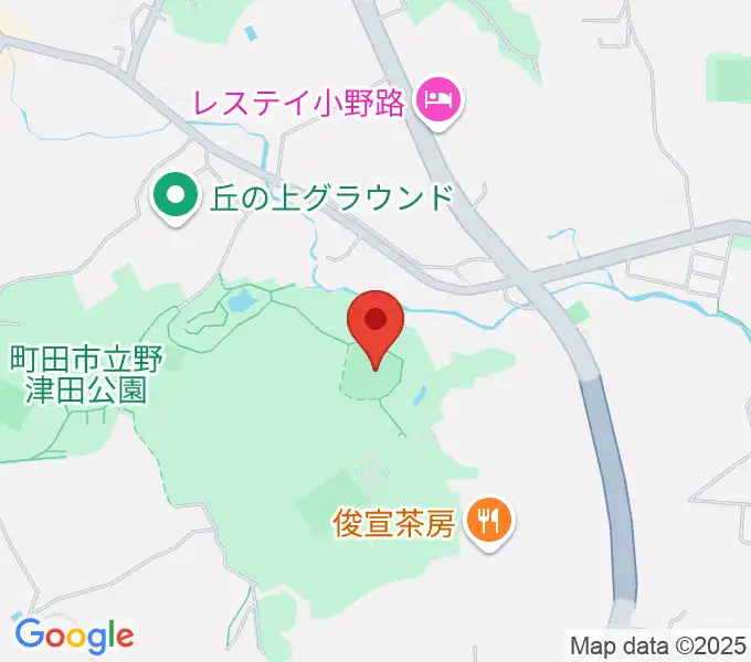 野津田球場の地図