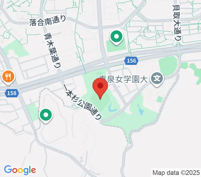 新日本物流スタジアム多摩の地図