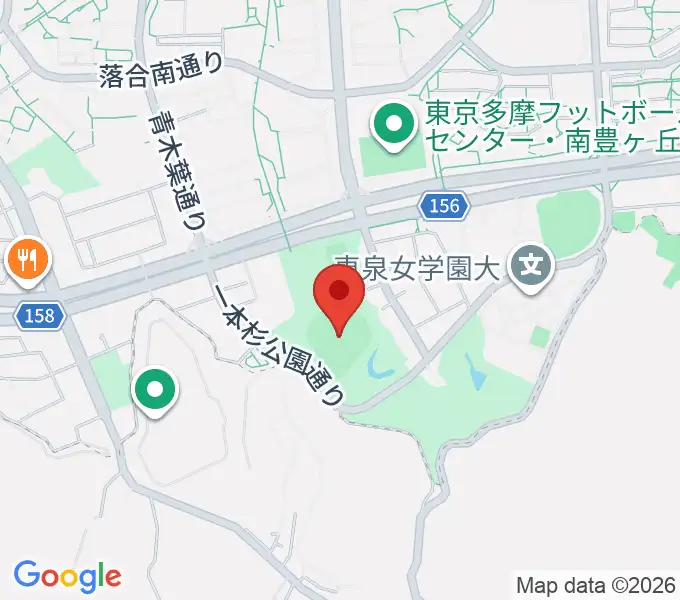 新日本物流スタジアム多摩の地図
